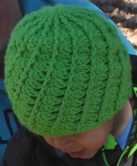 Crochet Spiral Hat Beanie Pattern