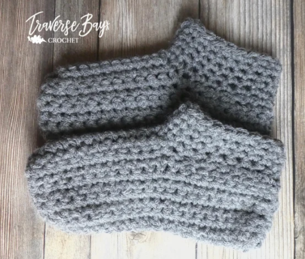 Crochet Child Slippers Pattern