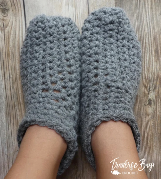 Crochet Child Slippers Pattern