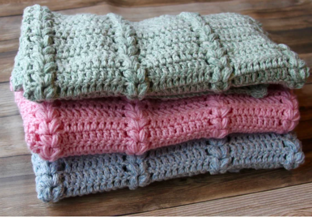 Crochet Braided Baby Blanket Pattern