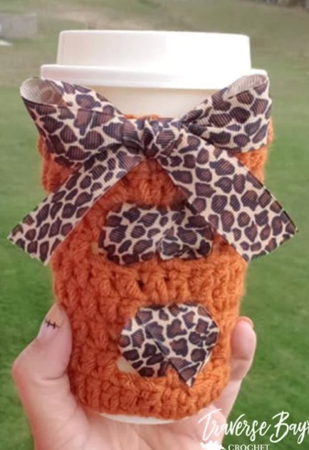 Crochet Ribbon Cozy Pattern