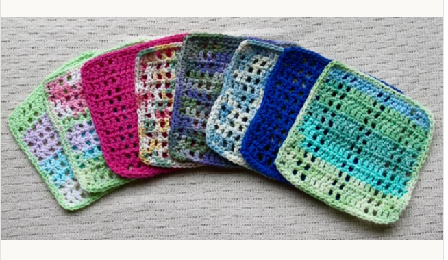 Crochet Dishcloth Pattern