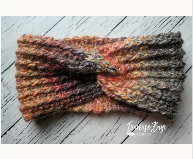 Crochet Twist Headband Pattern