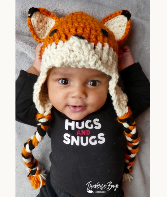 Crochet Fox Hat Pattern