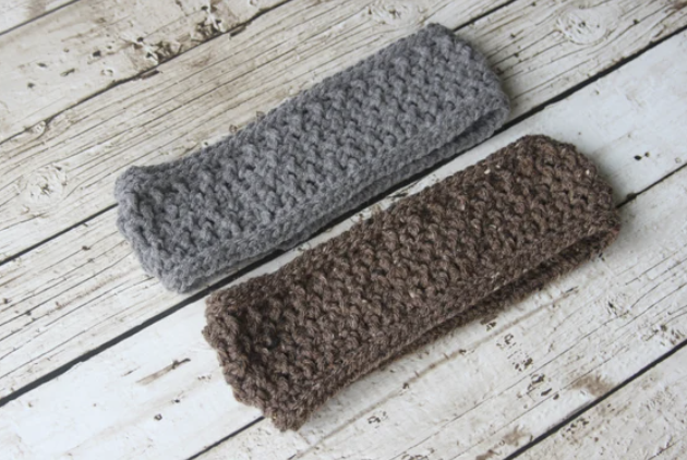 Crochet Textured Headband Pattern