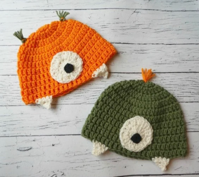 Crochet Monster Hat Pattern