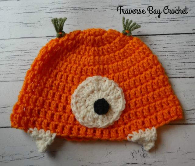 Crochet Monster Hat Pattern