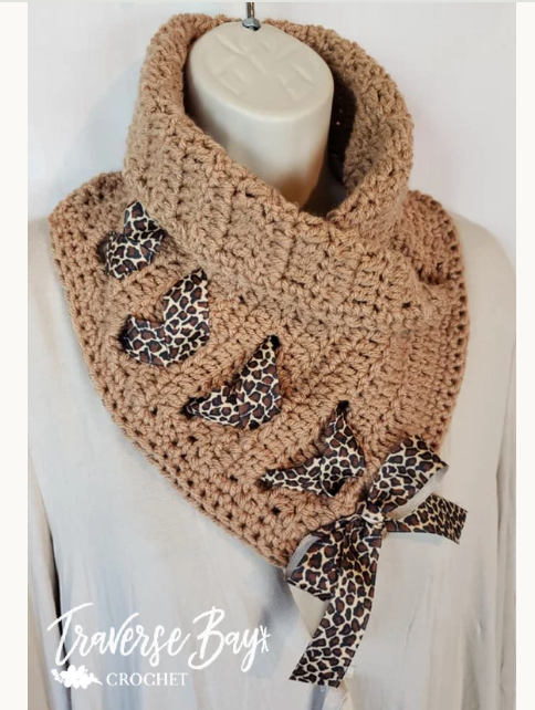 Crochet Ribbon Scarf Pattern