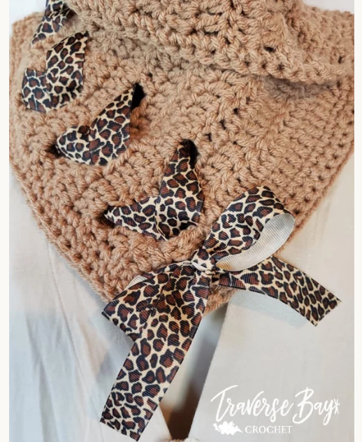 Crochet Ribbon Scarf Pattern