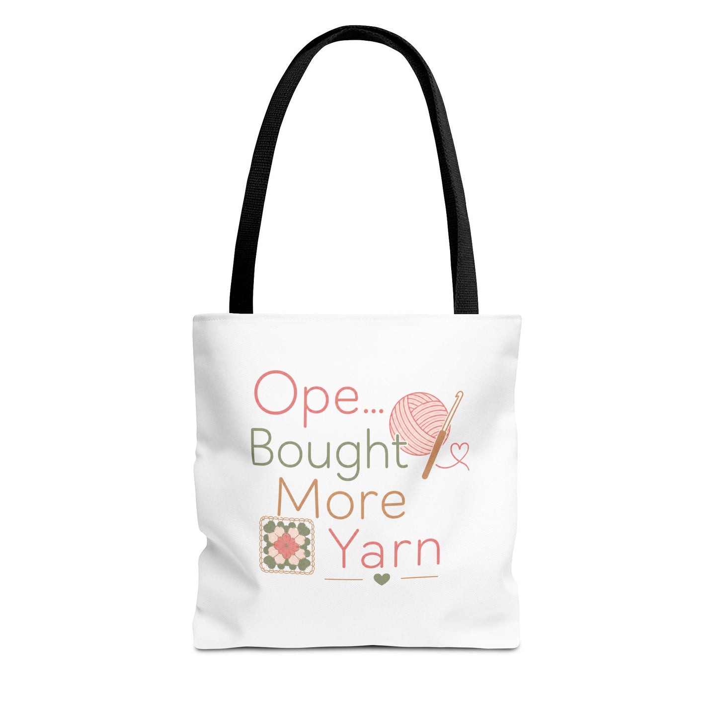 Knitting Tote Bag — "Ope... Bought More Yarn" Craft Project Shopper
