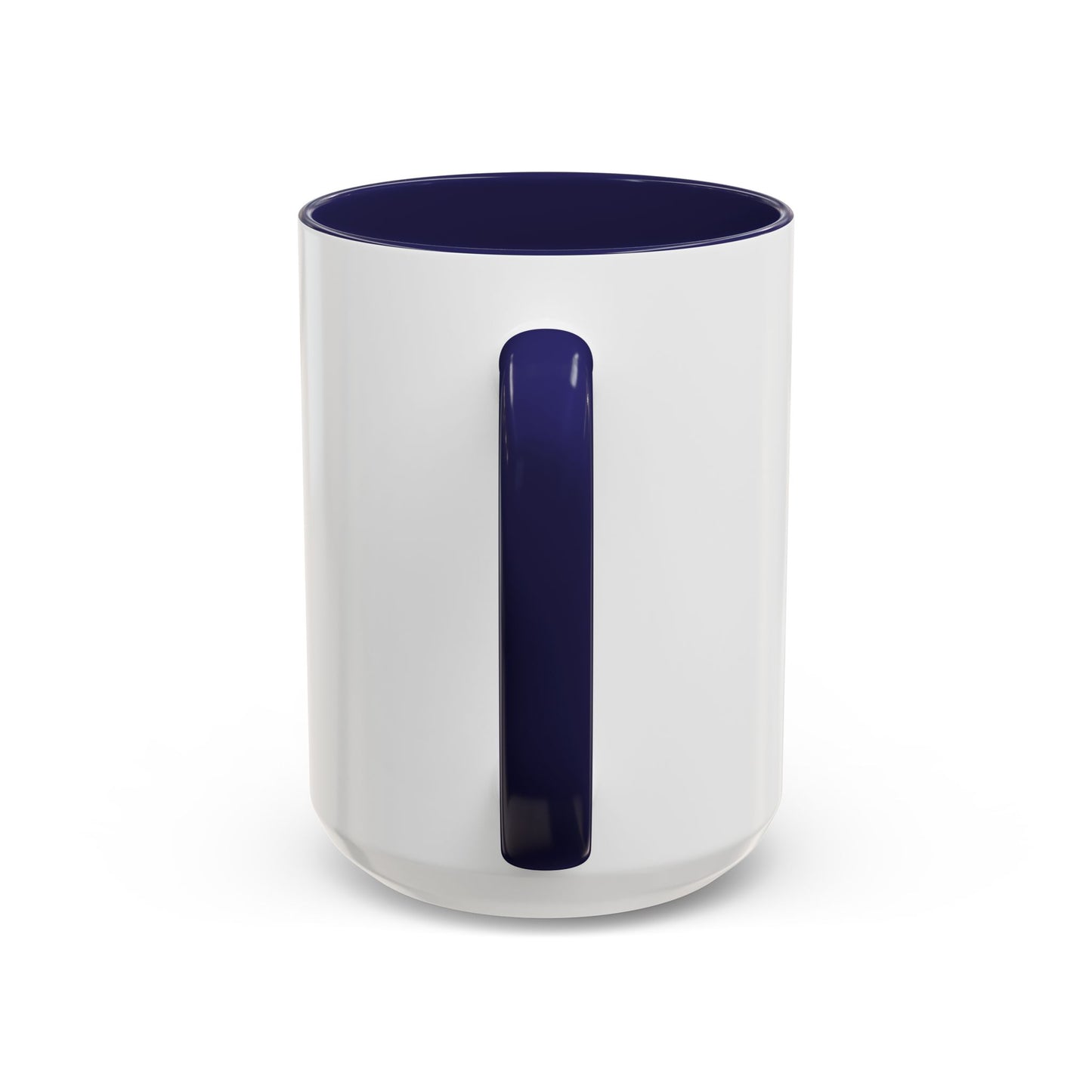 Knitting Coffee Mug - "Today's Forecast: Buying Yarn" Retro Accent Mug (11/15oz)