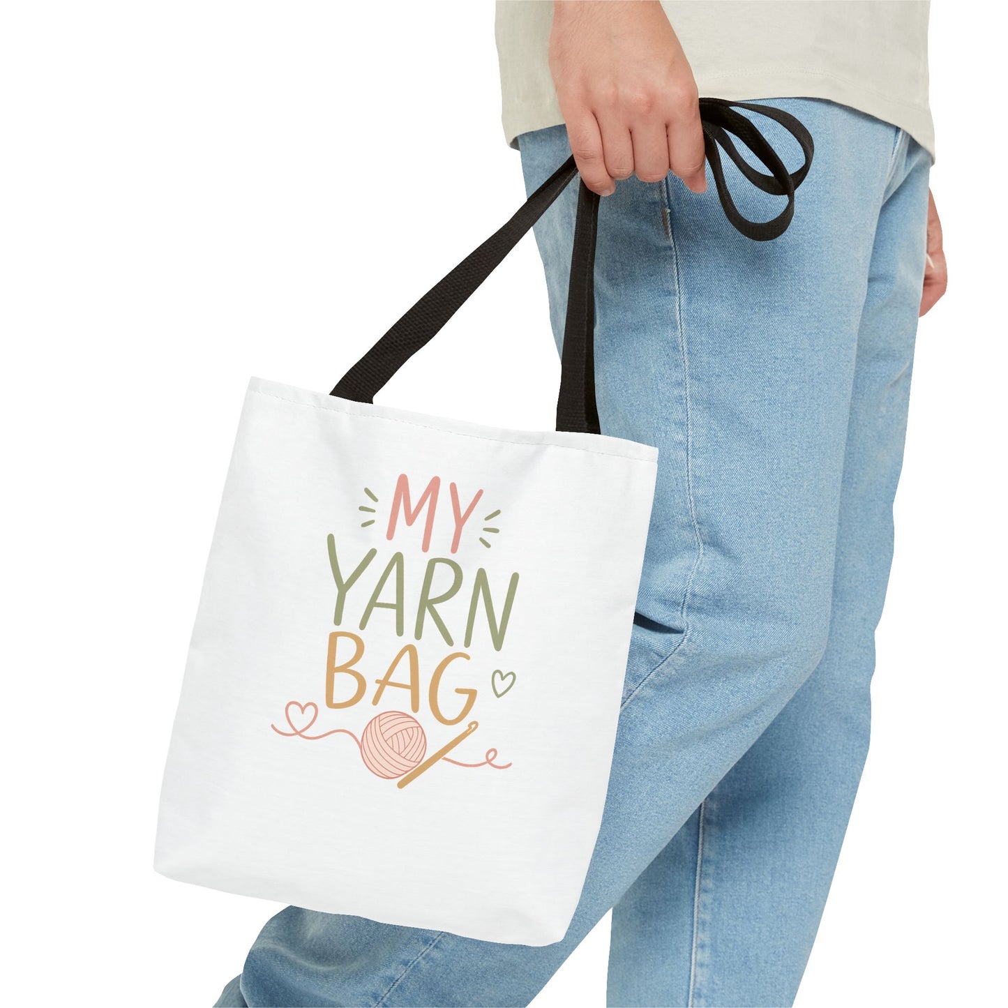 My Yarn Bag Tote — Cute Knitting Project Bag for Crafters