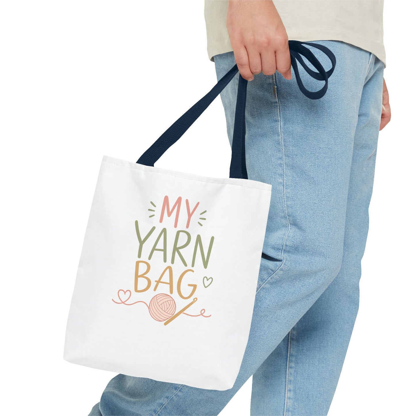 My Yarn Bag Tote — Cute Knitting Project Bag for Crafters