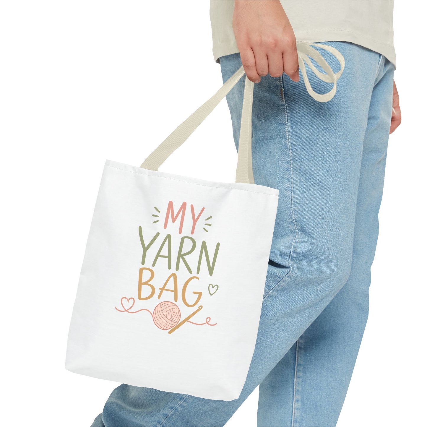 My Yarn Bag Tote — Cute Knitting Project Bag for Crafters