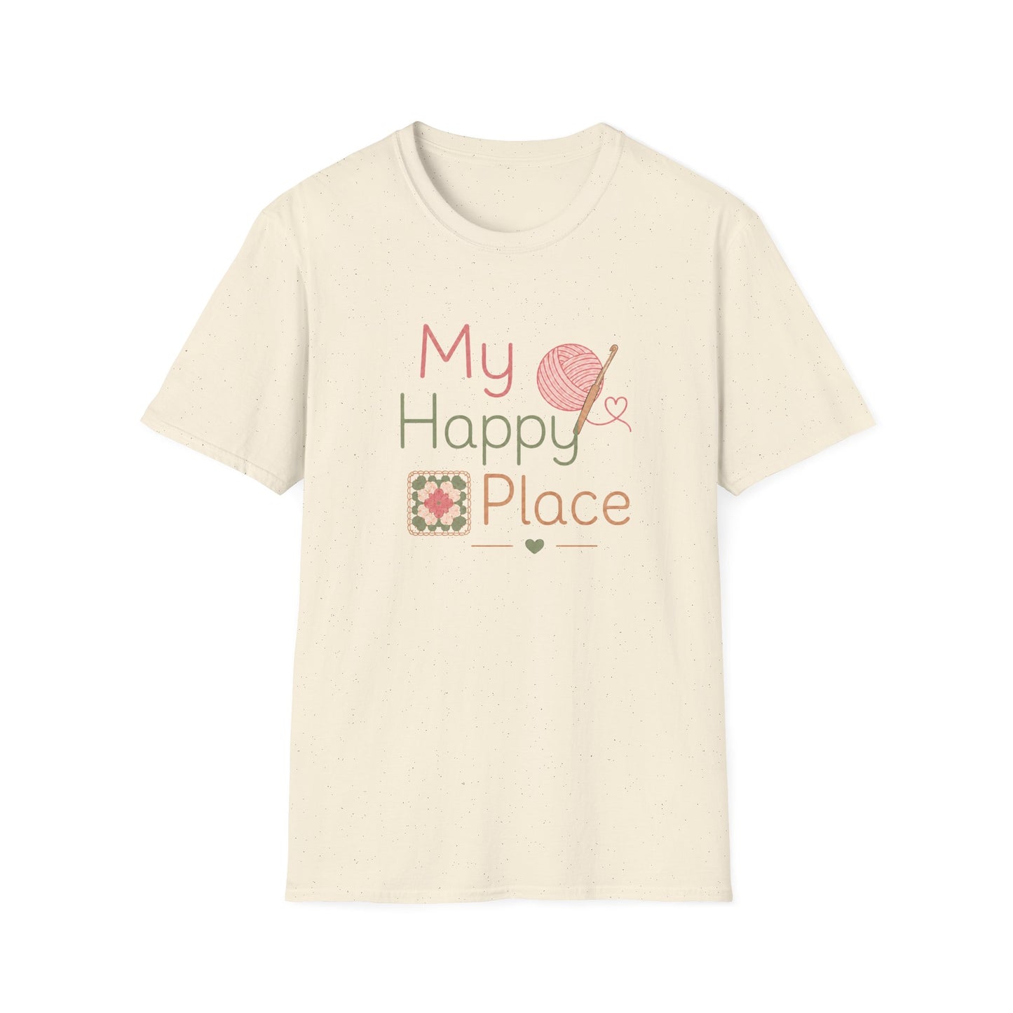 My Happy Place Knitting & Crochet T-Shirt