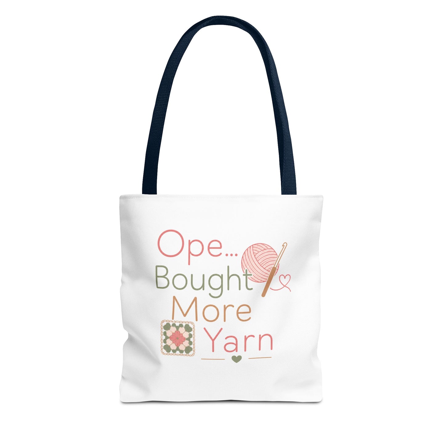 Knitting Tote Bag — "Ope... Bought More Yarn" Craft Project Shopper