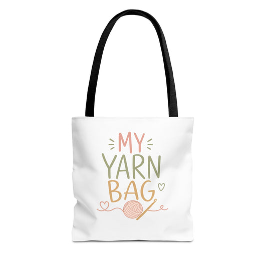 My Yarn Bag Tote — Cute Knitting Project Bag for Crafters