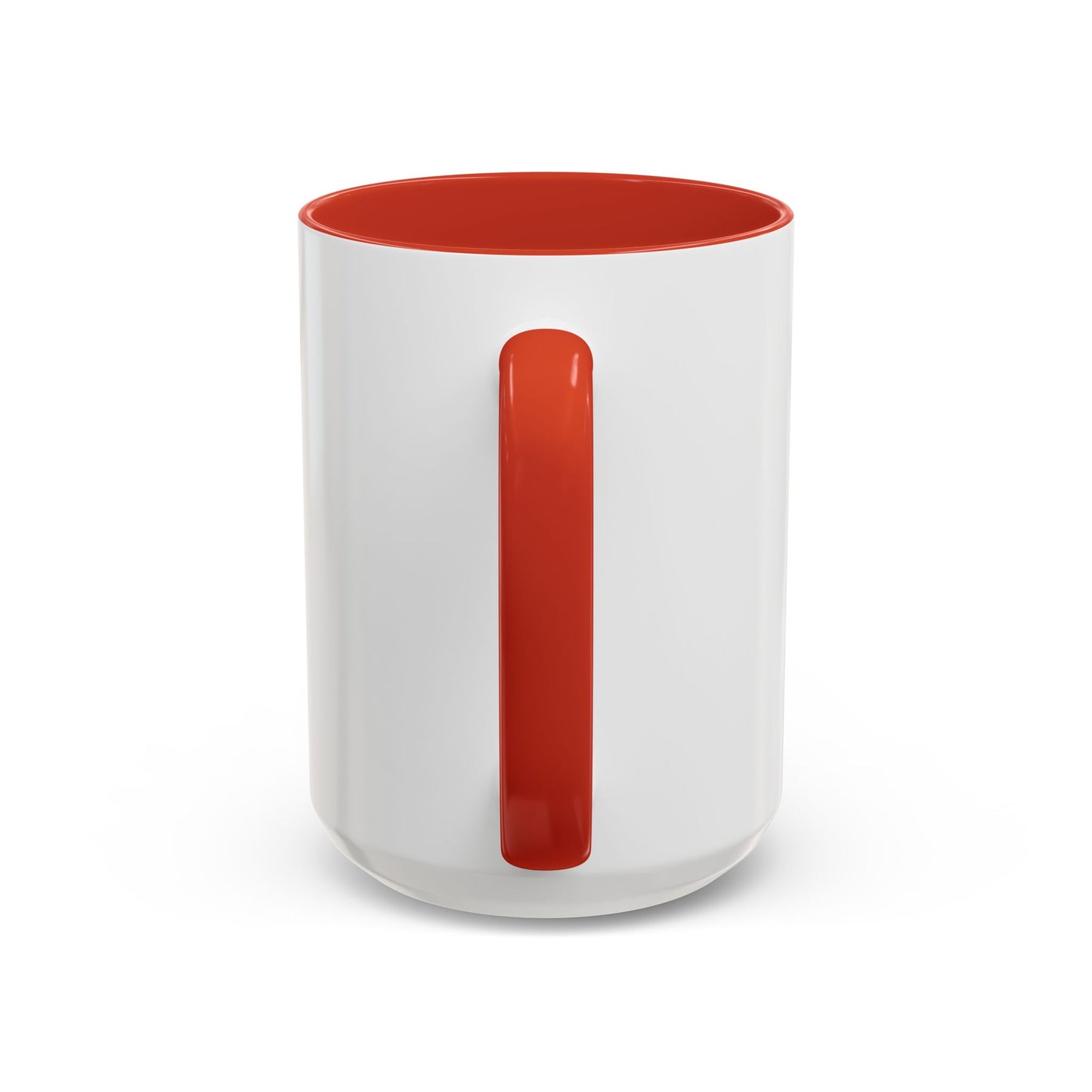 Knitting Coffee Mug - "Today's Forecast: Buying Yarn" Retro Accent Mug (11/15oz)