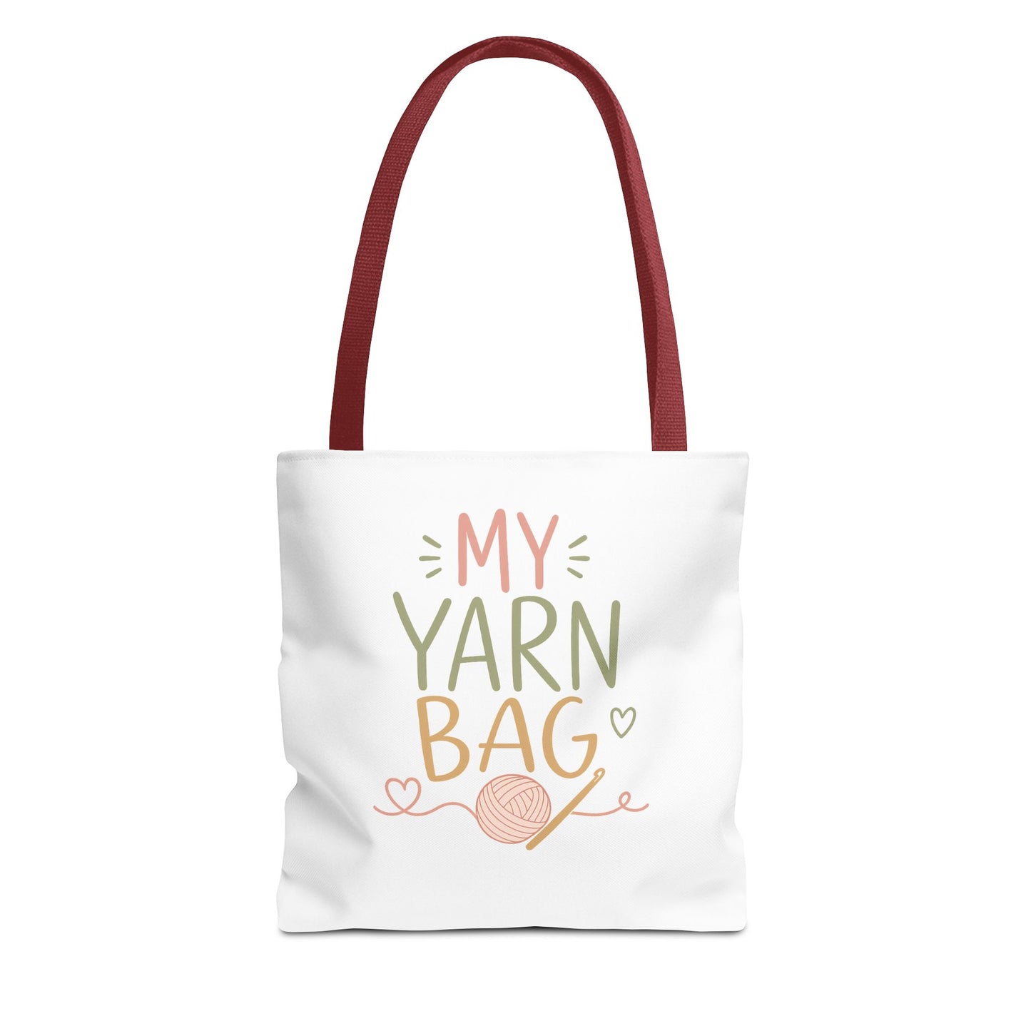 My Yarn Bag Tote — Cute Knitting Project Bag for Crafters