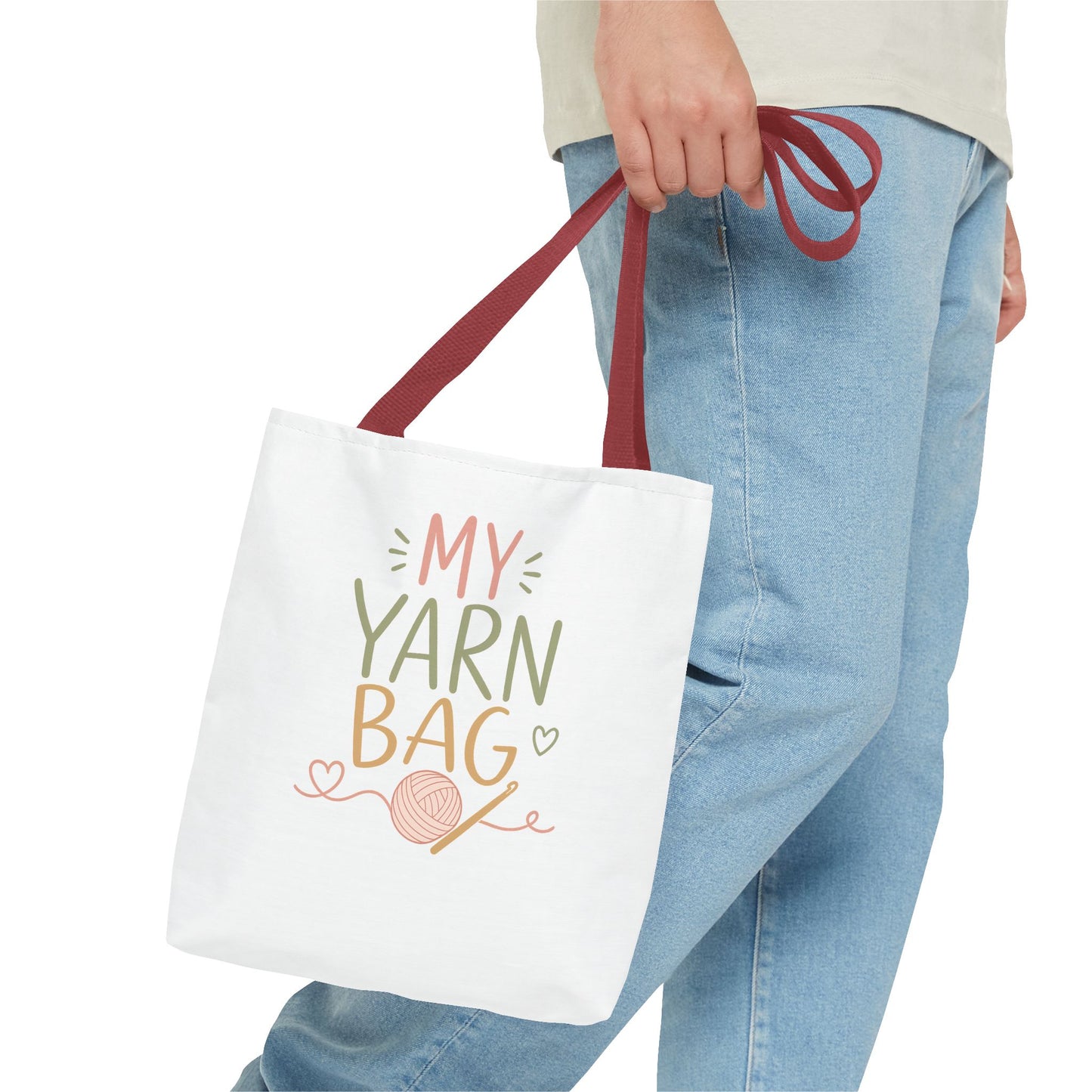 My Yarn Bag Tote — Cute Knitting Project Bag for Crafters