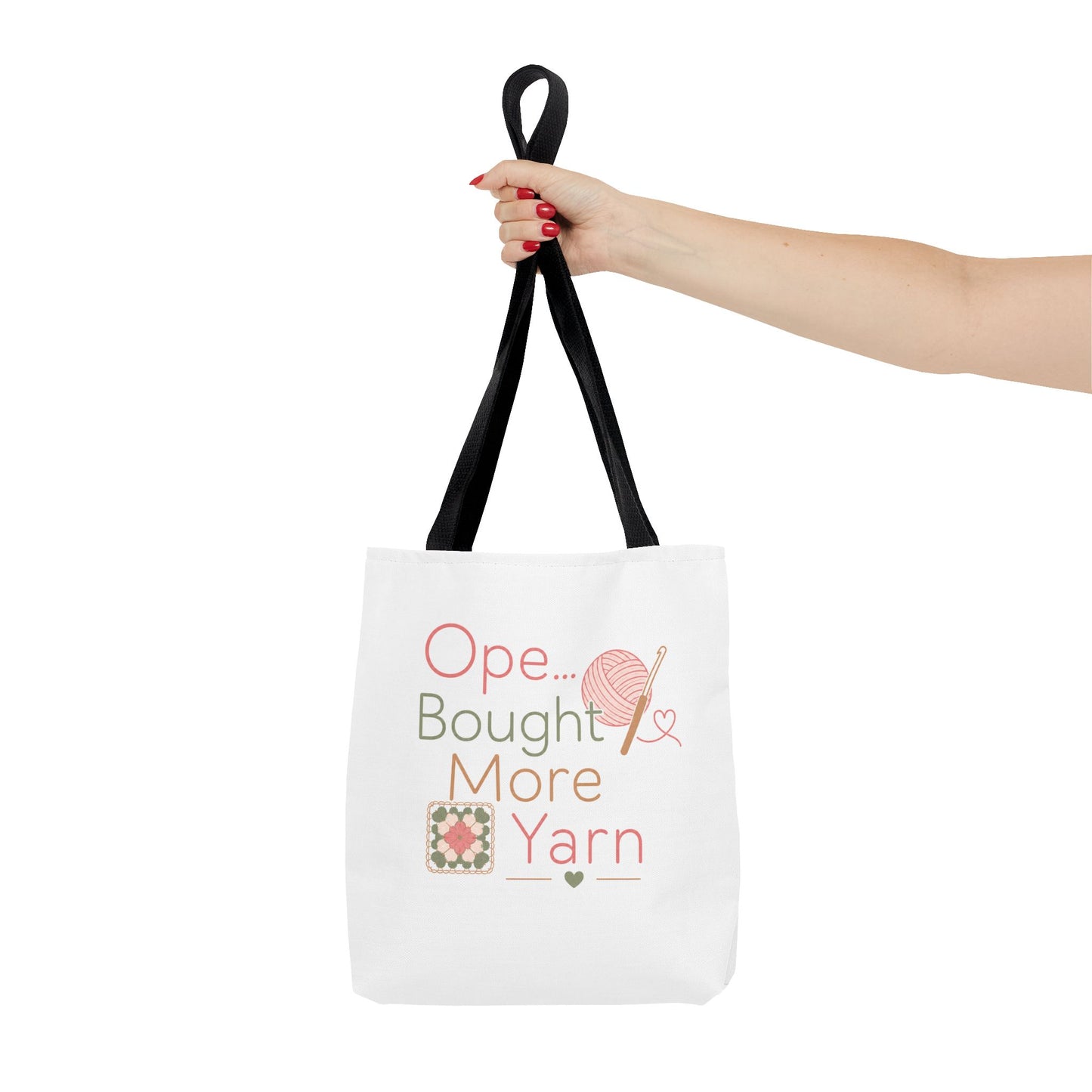 Knitting Tote Bag — "Ope... Bought More Yarn" Craft Project Shopper