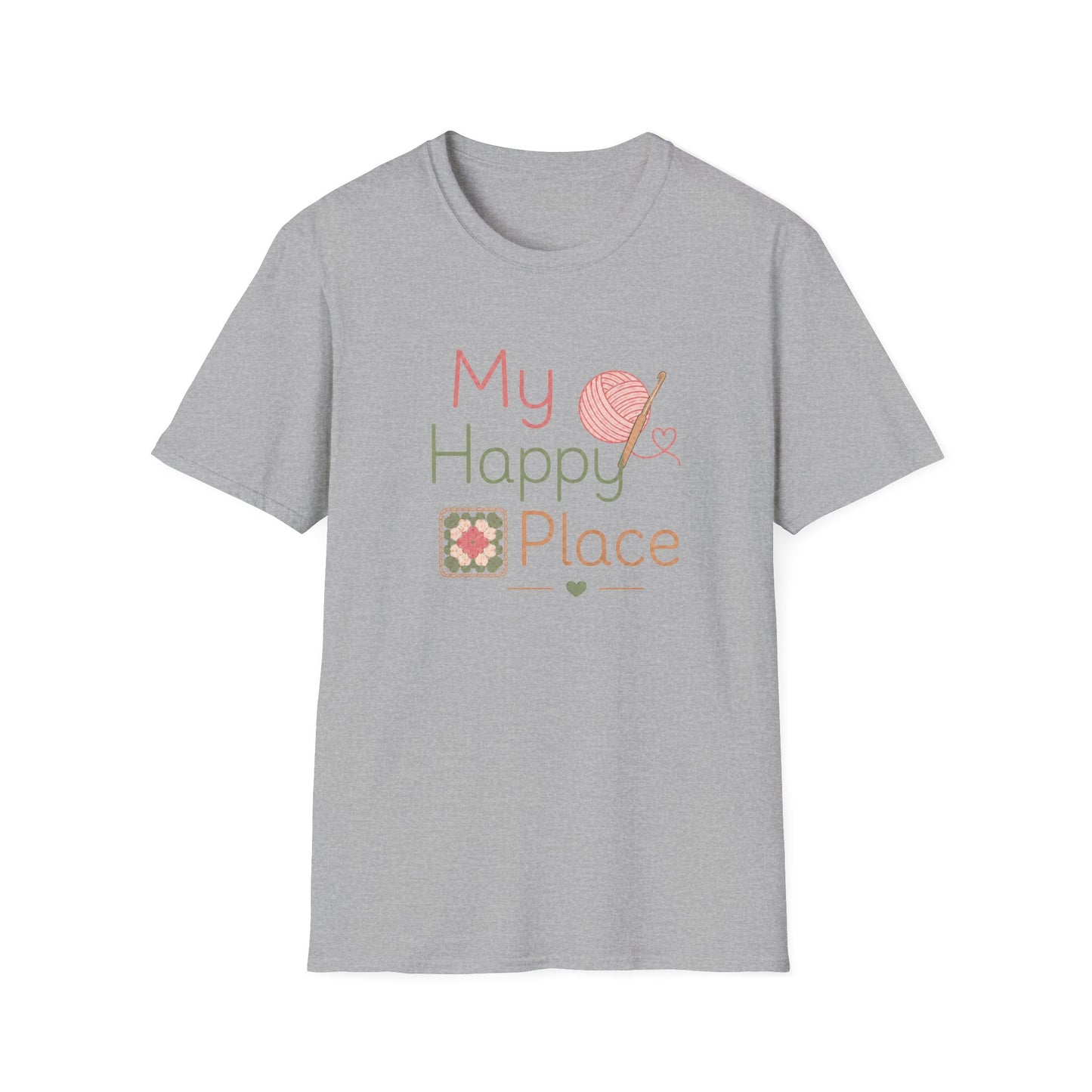 My Happy Place Knitting & Crochet T-Shirt