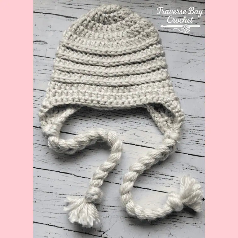 Crochet Chunky Ridge Beanie Pattern 4 Sizes
