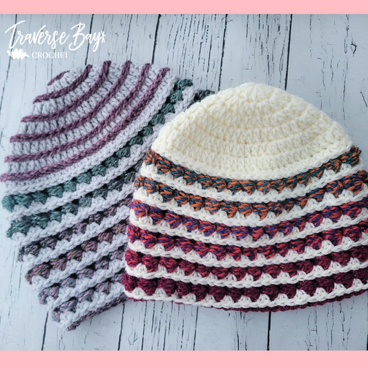 Crochet Textured Bead Beanie Pattern