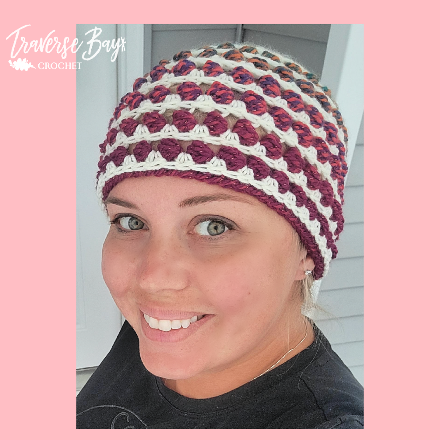 Crochet Textured Bead Beanie Pattern