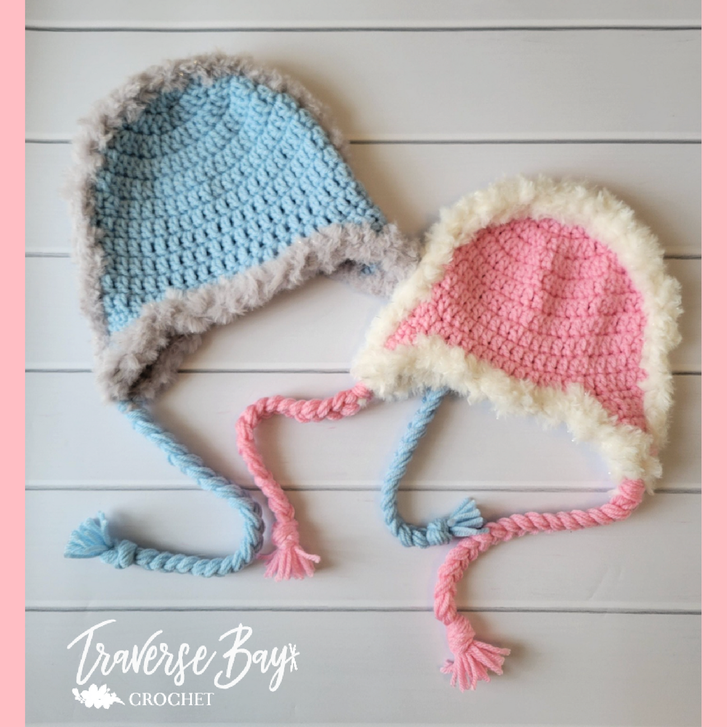Crochet Faux Fur Earflap Hat Pattern