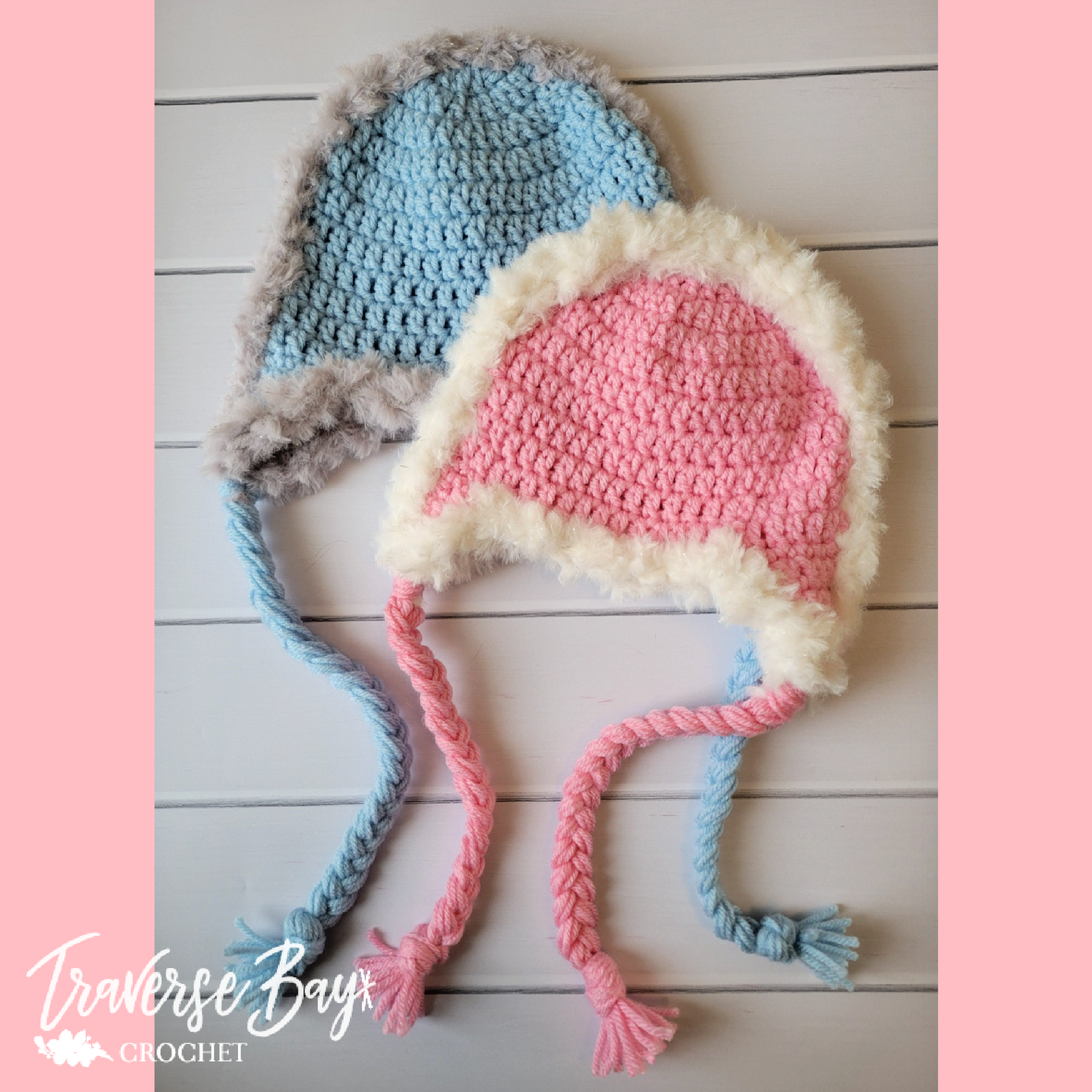 Crochet Faux Fur Earflap Hat Pattern