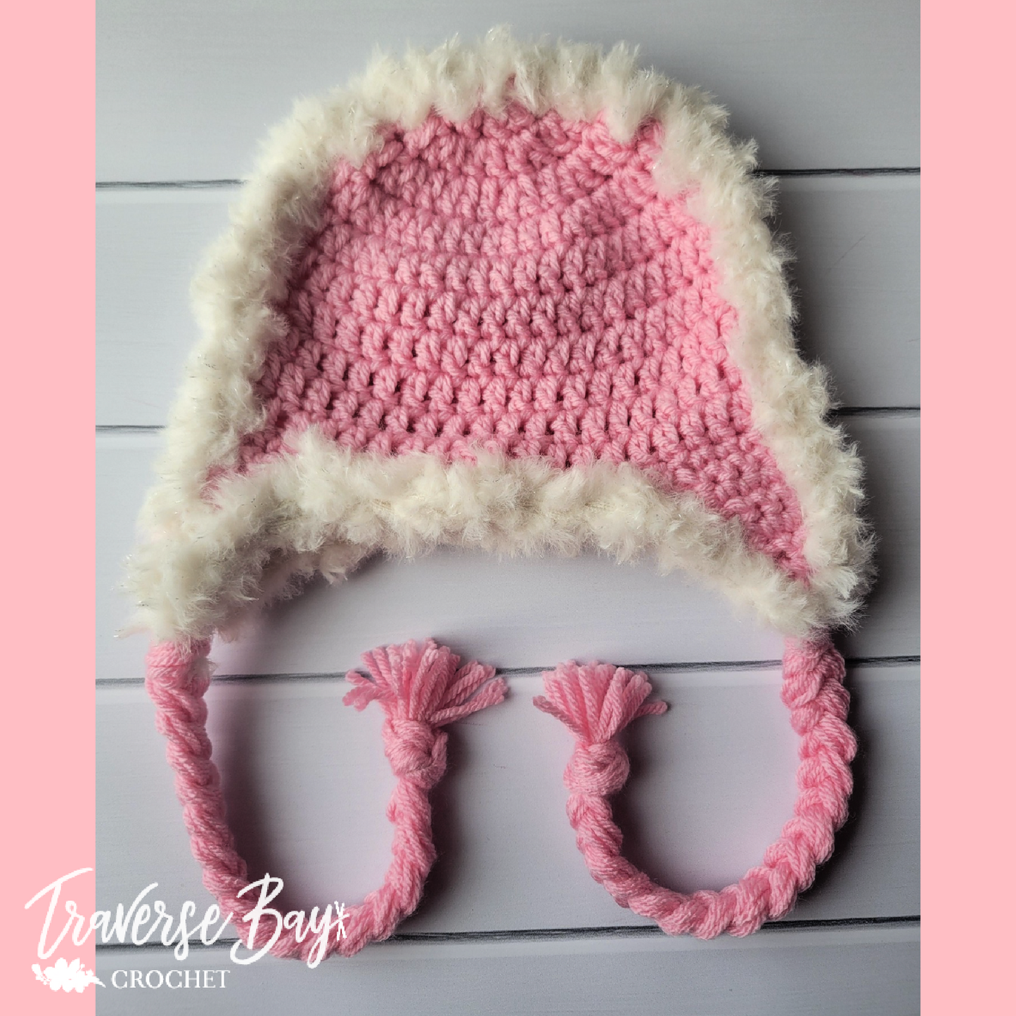 Crochet Faux Fur Earflap Hat Pattern