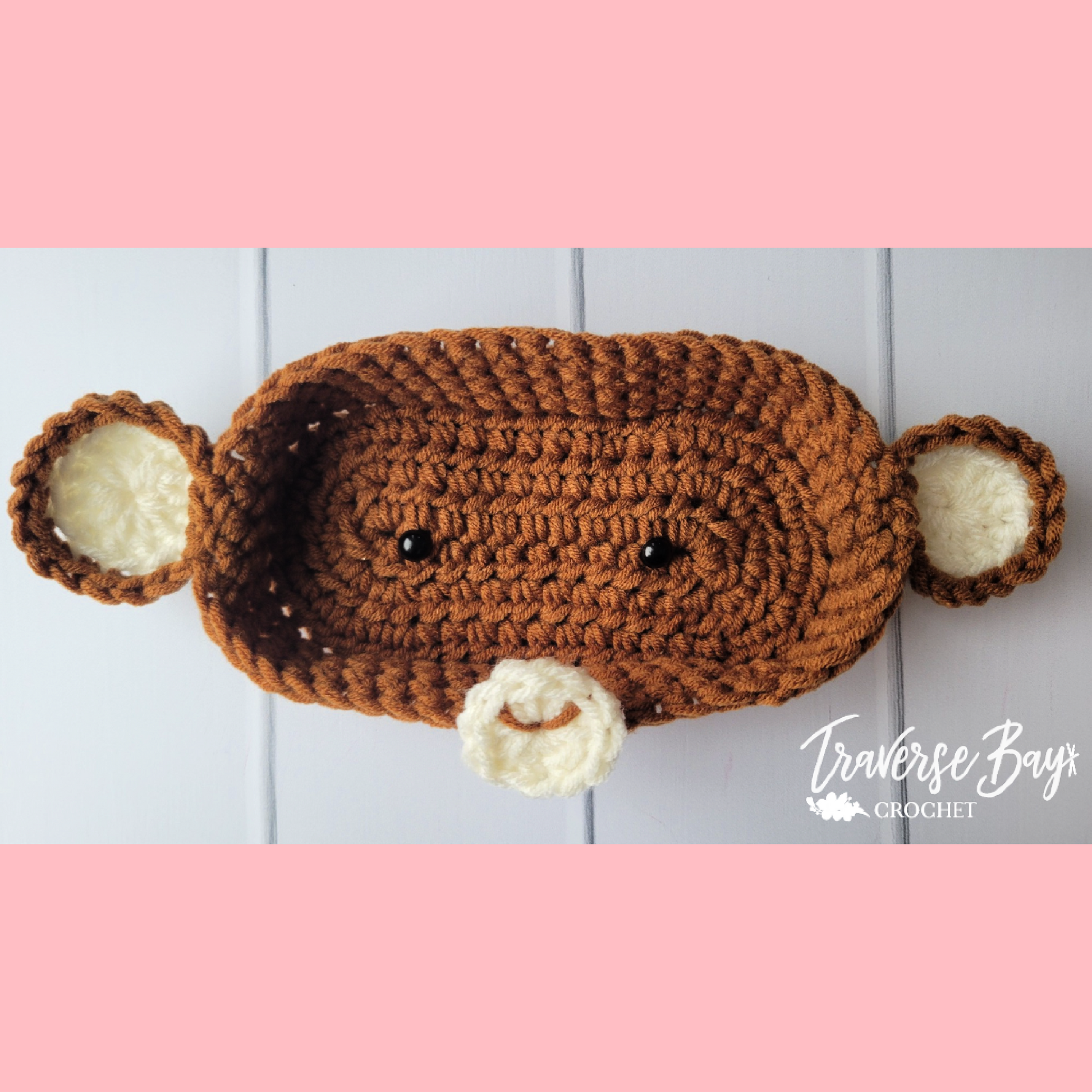 crochet goggles Crochet Monkey Glasses Holder Pattern – TraverseBayCrochet
