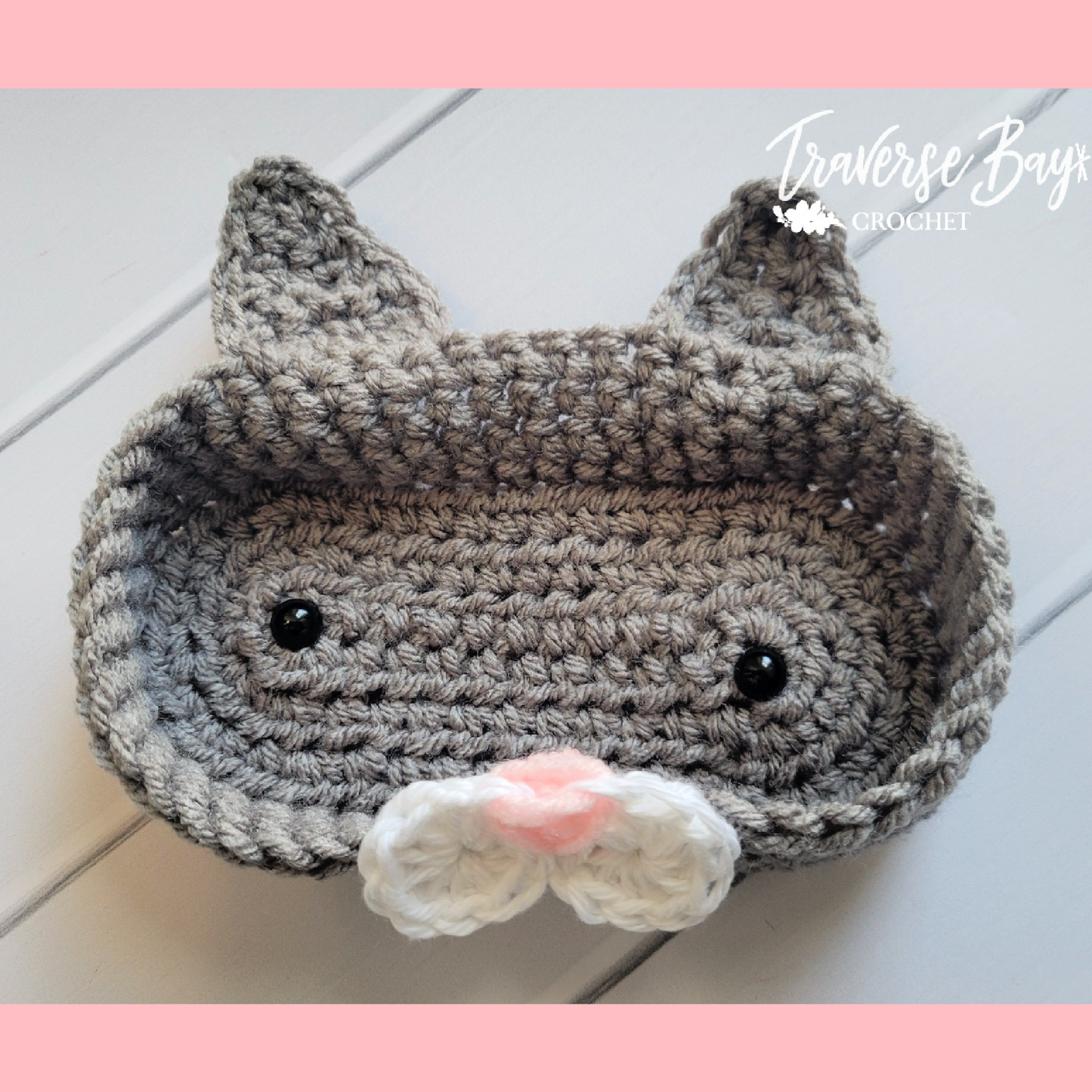 Crochet Cat Glasses Holder Pattern