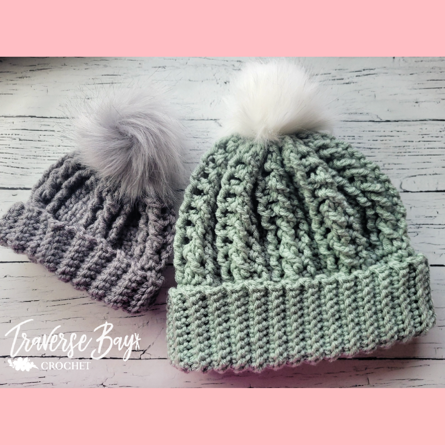 Crochet Cable Twist Beanie Pattern Baby-Adult Sizes