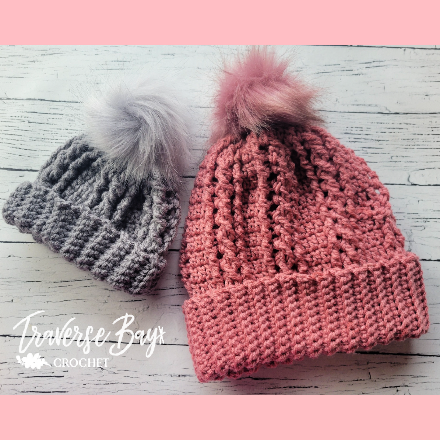 Crochet Cable Twist Beanie Pattern Baby-Adult Sizes