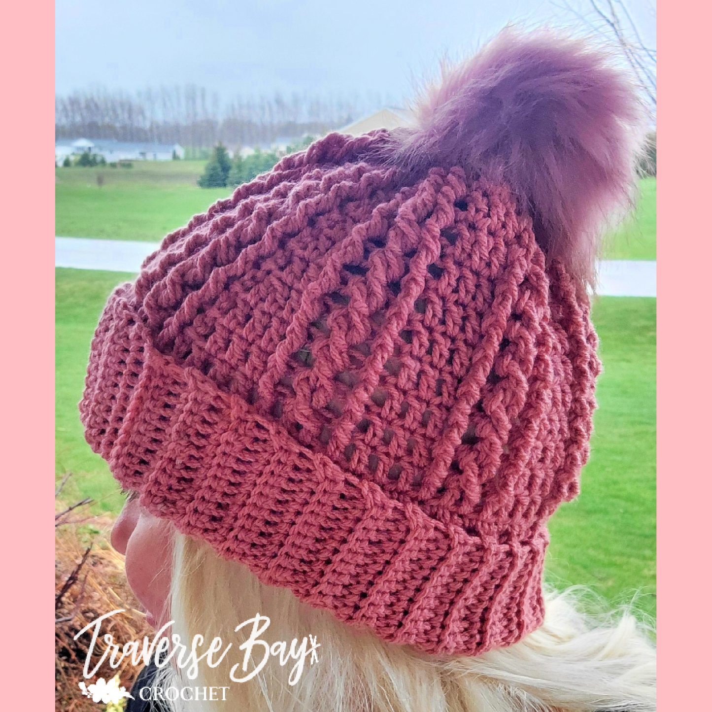 Crochet Cable Twist Beanie Pattern Baby-Adult Sizes