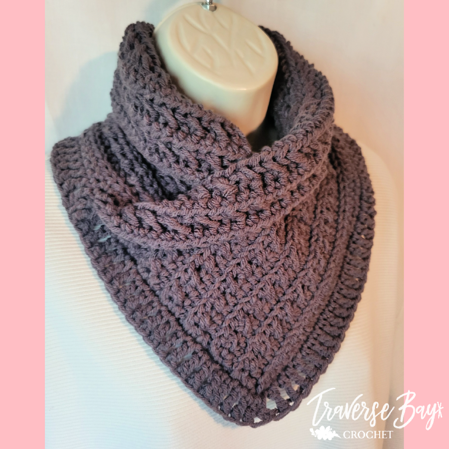 Crochet Northern Neck Warmer Scarf Pattern