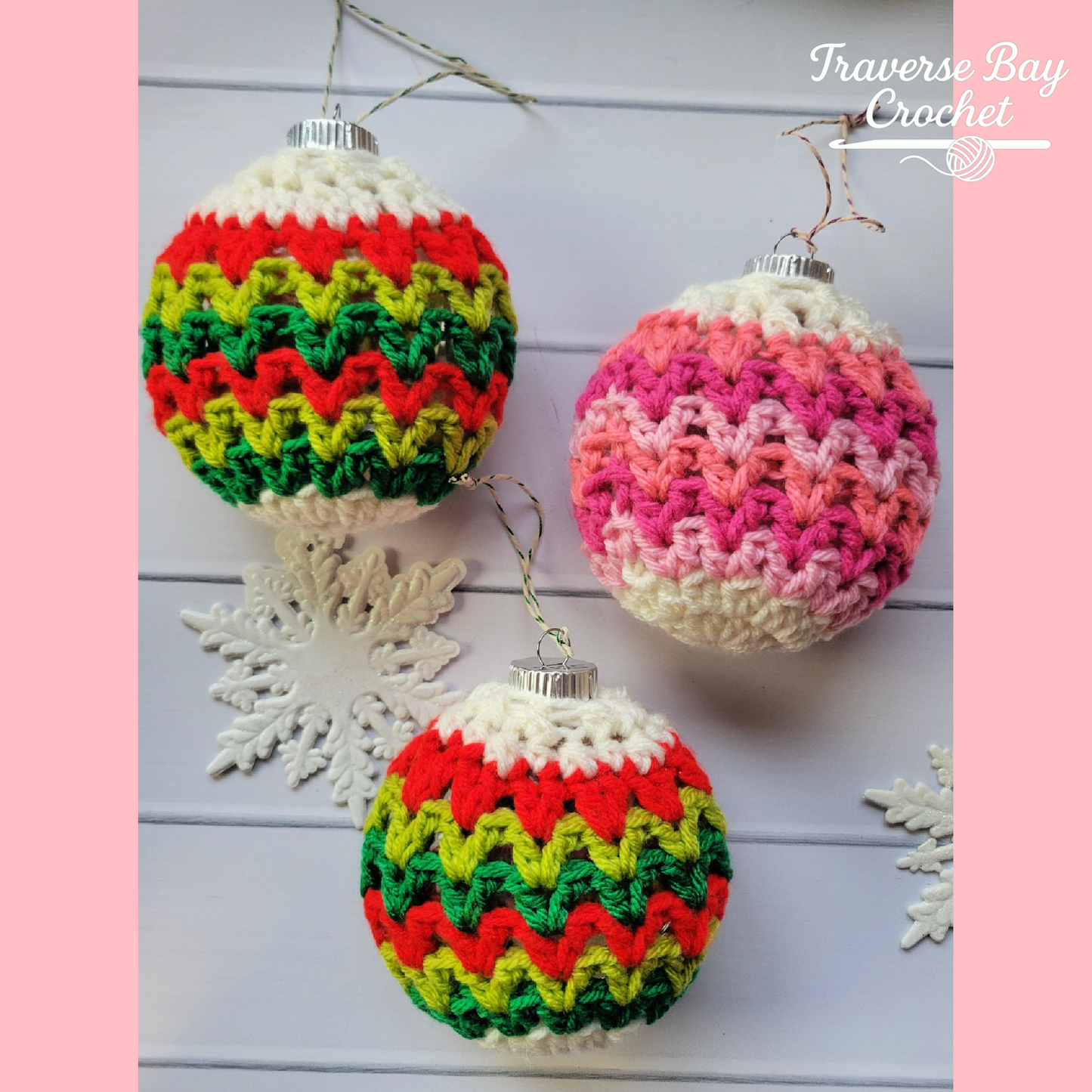 Crochet Chevron Zig Zag Ornament Pattern