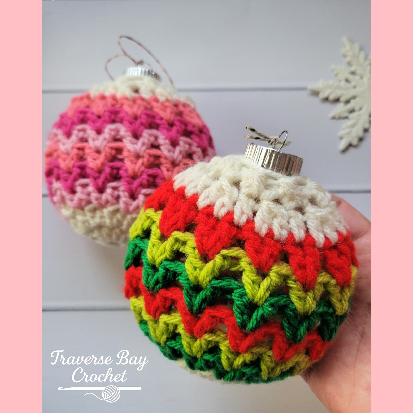 Crochet Chevron Zig Zag Ornament Pattern