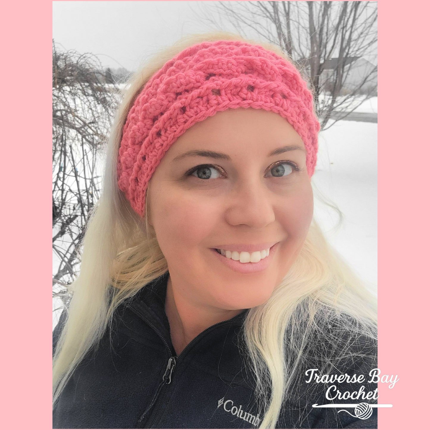 Crochet Northern Cable Headband Pattern Toddler, Child, Adult Sizes