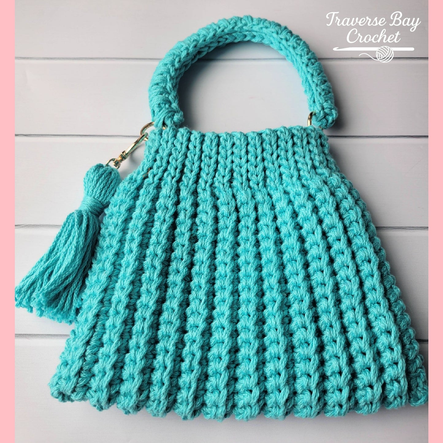 Crochet Lakeside Cotton Tote Bag Pattern