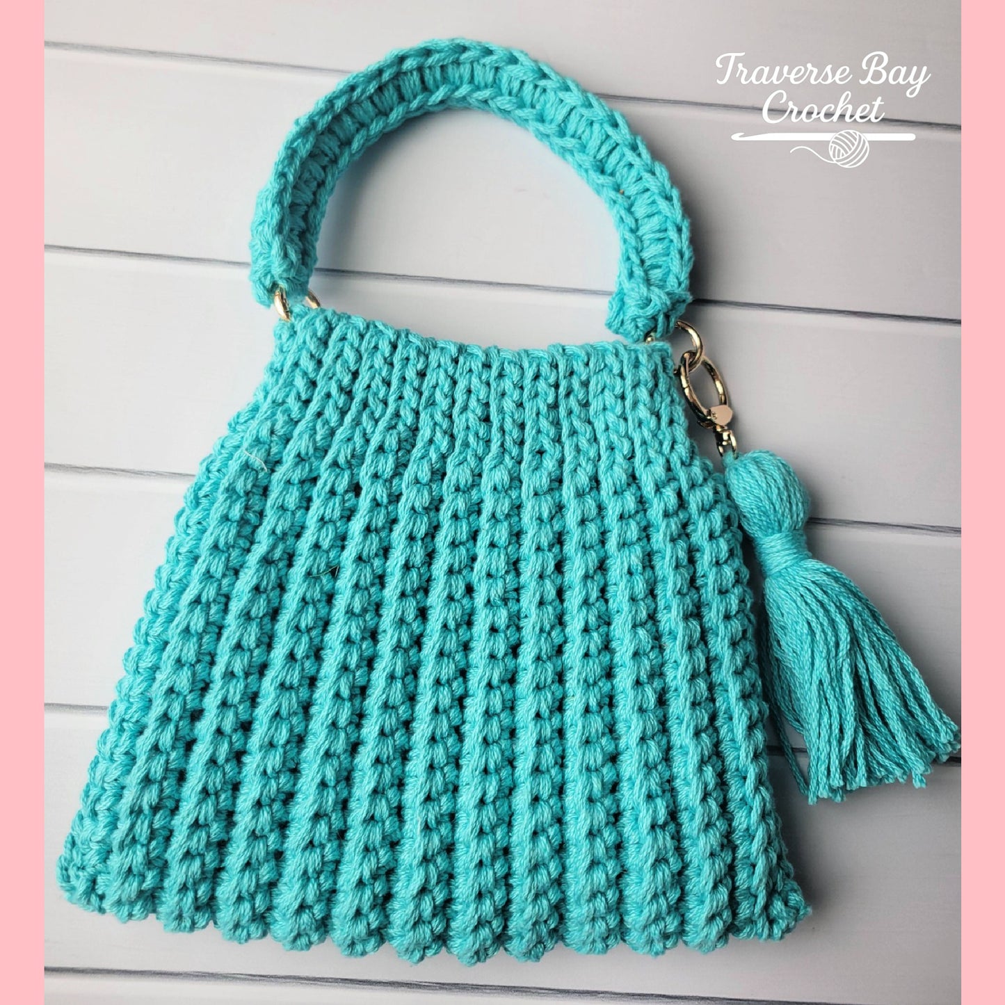 Crochet Lakeside Cotton Tote Bag Pattern