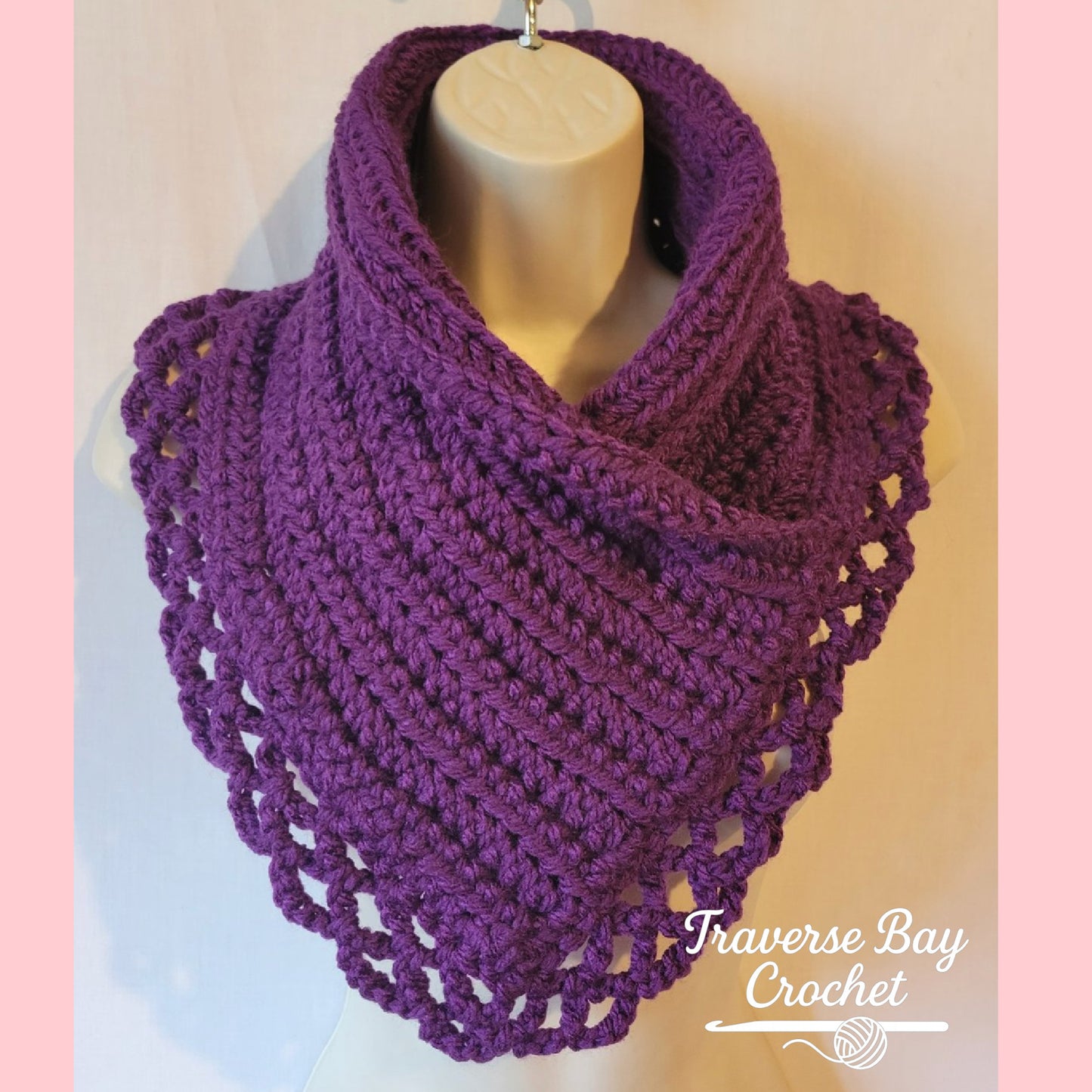 Crochet Lacy Charma Neck Warmer Pattern