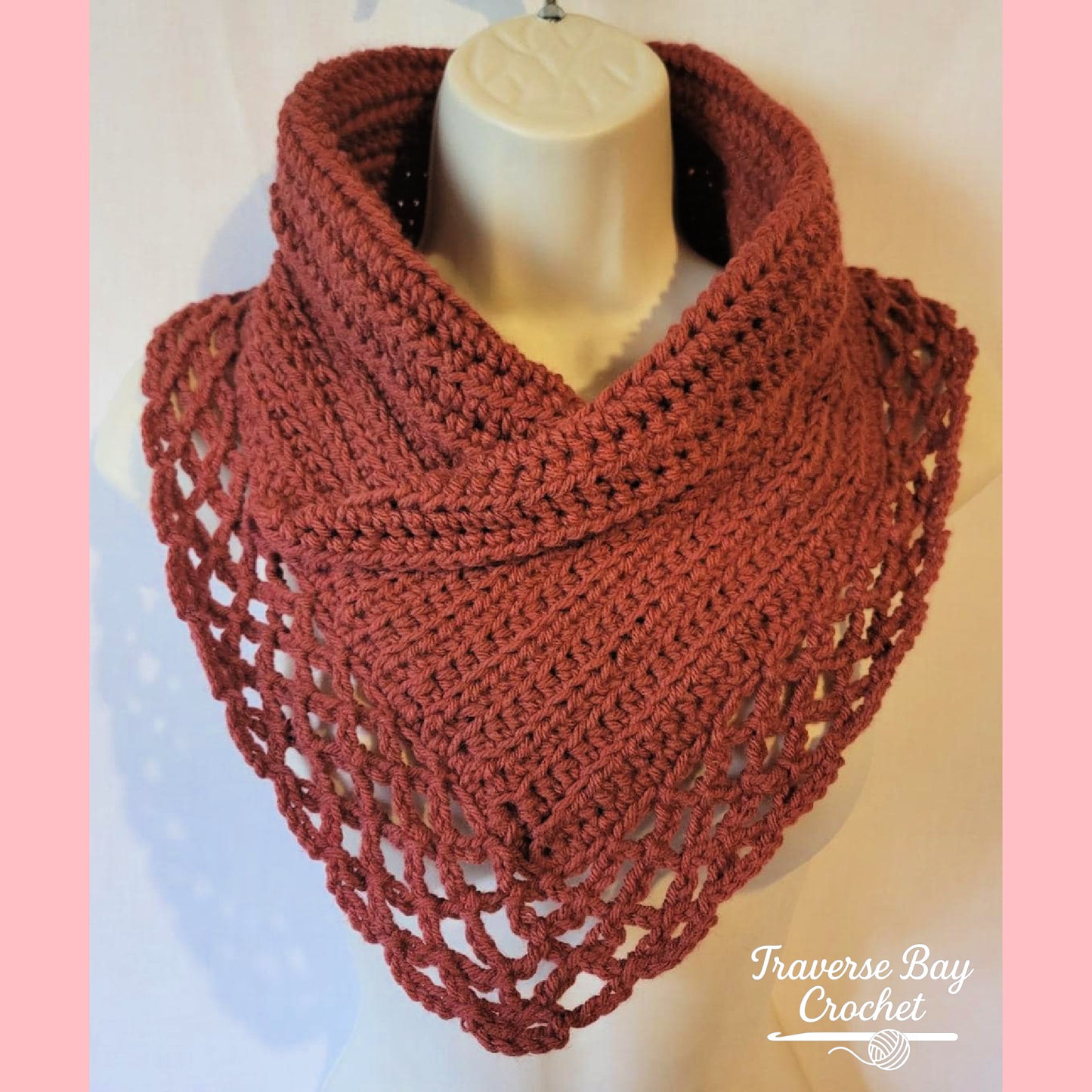 Crochet Lacy Charma Neck Warmer Pattern