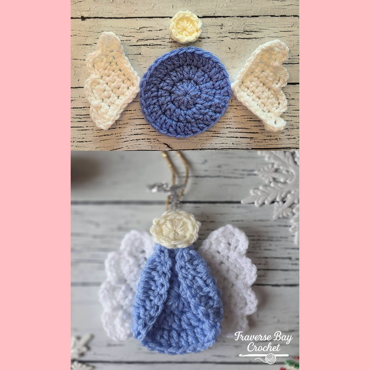 Crochet Angel Christmas Ornament Pattern