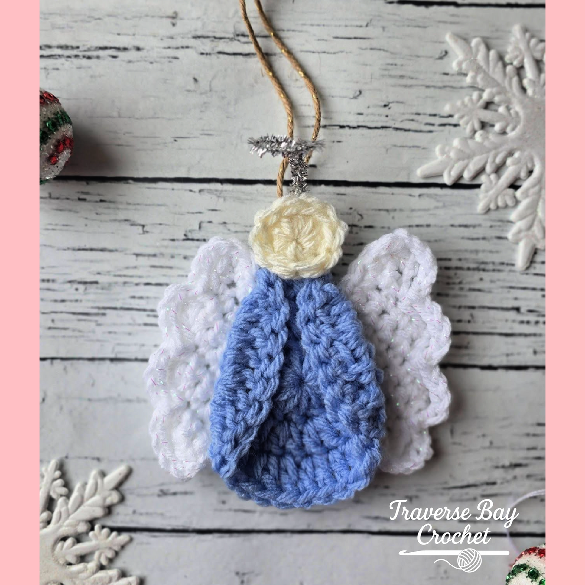 Crochet Angel Christmas Ornament Pattern