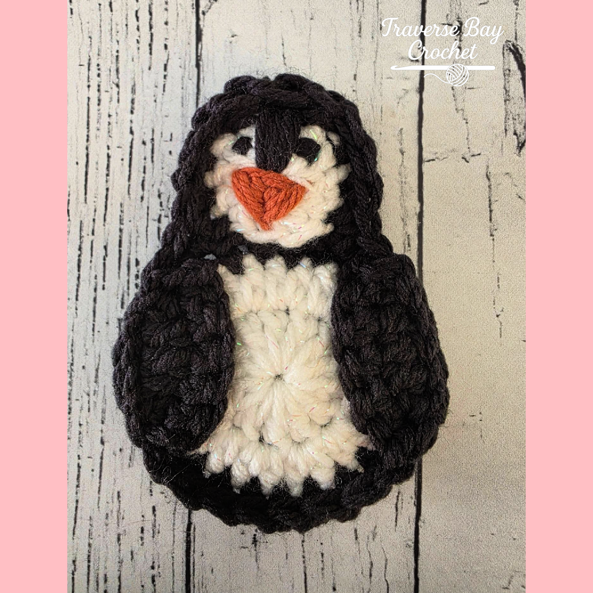 Crochet Penguin Christmas Ornament Pattern