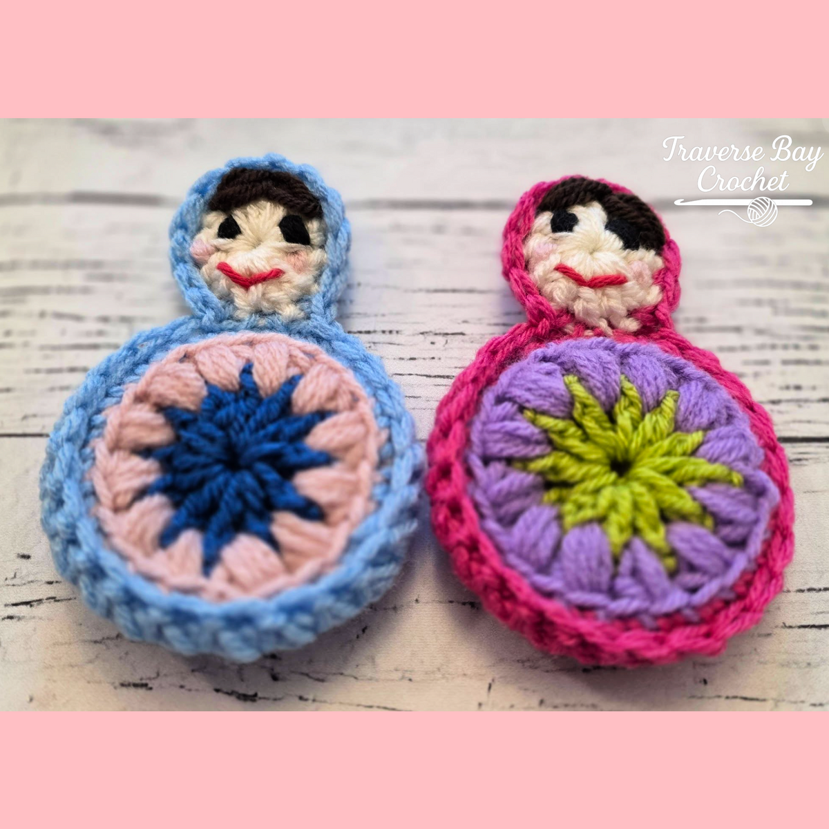Crochet Nesting Doll Christmas Ornament Pattern