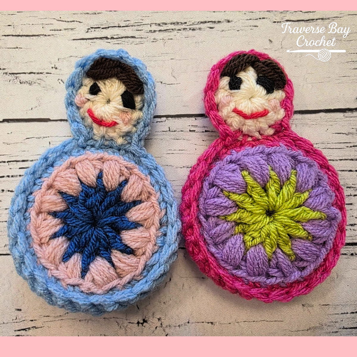 Crochet Nesting Doll Christmas Ornament Pattern